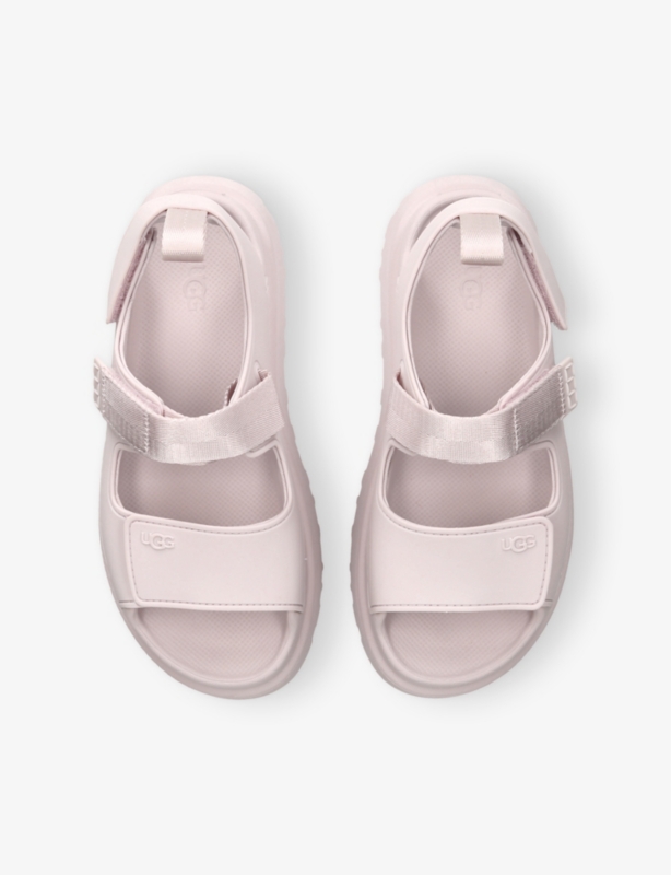 GoldenGlow Adjustable-Strap Woven Sandals