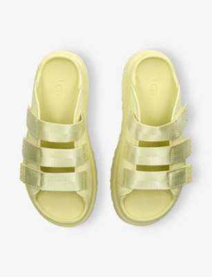 UGG: GoldenGlow Woven Sliders
