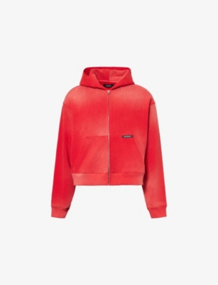 NAHMIAS: Sunfade Two-Slip-Pockets Boxy Fit Cotton-Jersey Hoody