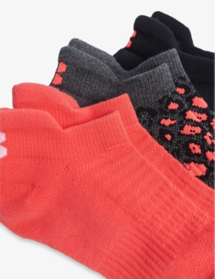 SWEATY BETTY: Workout Stretch-Cotton Trainer Socks Pack Of Three