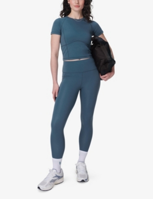 SWEATY BETTY: All Day 7/8 Stretch-Woven Leggings