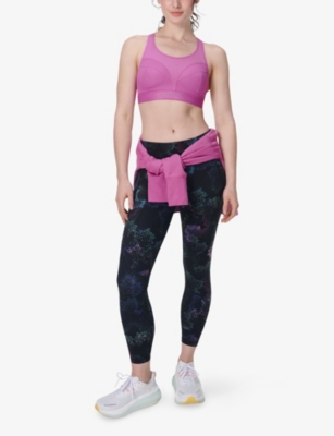 Sweaty Betty Womens  Power Canopy-print Workout Stretch-woven Leggings In Black Canopy Print