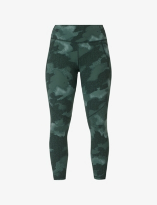 SWEATY BETTY WOMENS POWER 7/8 GYM LEGGINGS GRNTERRAIN CAMOPRINT 