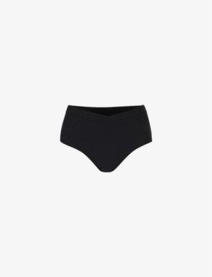 SWEATY BETTY: Wrap-Front High-Waist Bikini Briefs