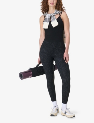 Sweaty Betty Womens All Day Abstract-pattern Stretch-woven Leggings Blkfade Zebra Emboss Xs