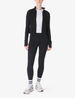 Shop Sweaty Betty Womens All Day Slim-fit Stretch-woven Leggings Black Xs