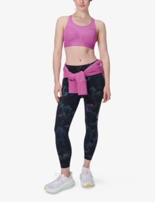 Sweaty Betty Womens  Power Canopy-print Workout Stretch-woven Leggings In Black Canopy Print