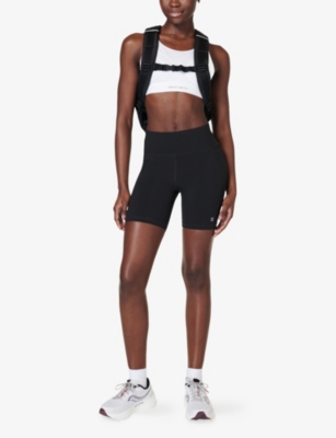 Shop Sweaty Betty Womens  Power Pro Running Stretch-woven Bra In White
