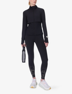 Sweaty Betty Womens  Pro Run Water-resistant Stretch-woven Jacket In Black