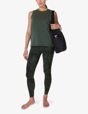 SWEATY BETTY: Soft Flow Studio Stretch-Woven Tank Top
