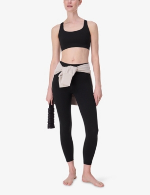 Sweaty Betty Womens Black Ultimate Studio Racerback Sports Bra Xxl
