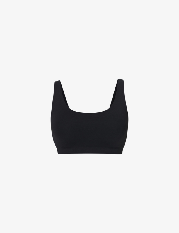 All Day Scoop-Neck Stretch-Woven Bralette