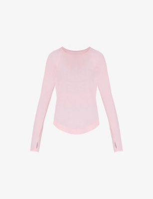 SWEATY BETTY: Breathe Easy Running Long-Sleeve Stretch-Woven Top