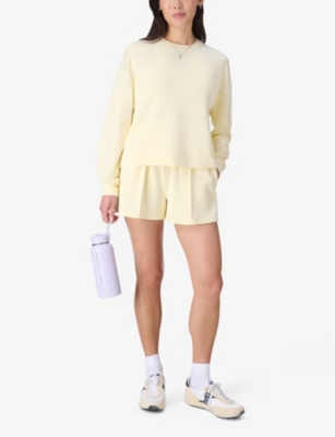 SWEATY BETTY: Sand Wash CloudWeight Round-Neck Cotton Sweatshirt