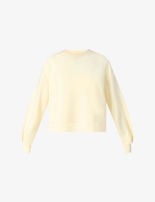 SWEATY BETTY: Sand Wash CloudWeight Round-Neck Cotton Sweatshirt
