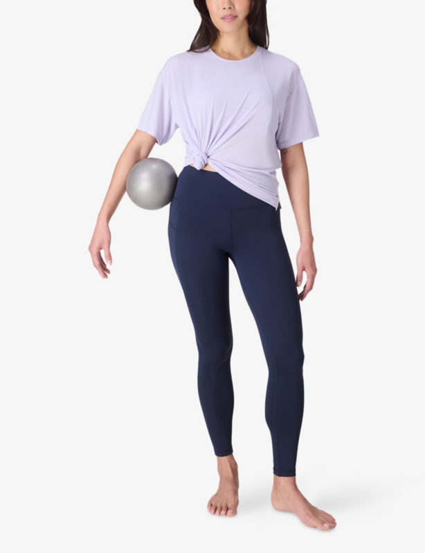 Soft Flow Relaxed-Fit Short-Sleeve Studio T-Shirt