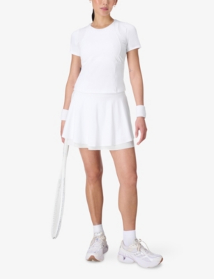 Sweaty Betty Womens Pro Racket Power Stretch-woven T-shirt White Xxs