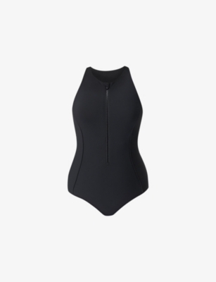 Shop Sweaty Betty Womens  Tide Zip-through Performance Swimsuit