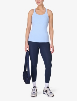 SWEATY BETTY: All Day Three-Pocket Stretch-Woven Vest Top