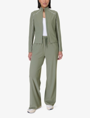 Shop Sweaty Betty Womens  Anytime Explorer Zip-up Stretch-woven Jacket