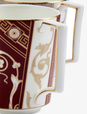 Wedgwood Renaissance Valentines Bone- China Mug Set Of Two