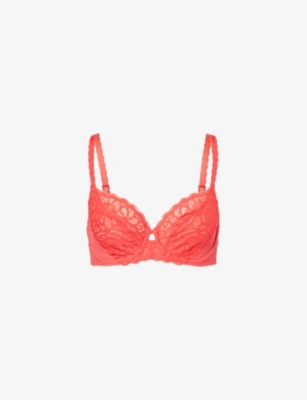 WACOAL: Raffine Soft-Cup Stretch-Woven Bra