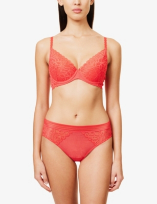 WACOAL: Raffine Lace Stretch-Woven Briefs