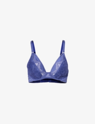 WACOAL: Sensu Lace Soft-Cup Stretch-Woven Bra