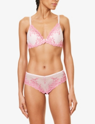 WACOAL: Embrace Lace full-cup woven bra