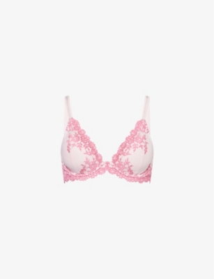 WACOAL: Embrace Lace full-cup woven bra