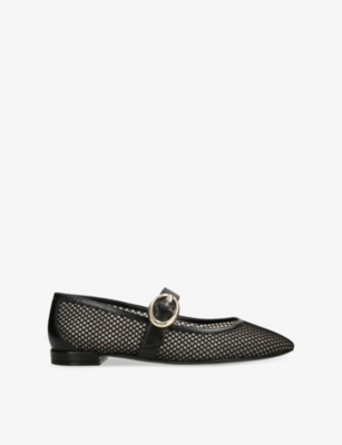 STUART WEITZMAN: Arabella Mesh Mary-Jane Shoes