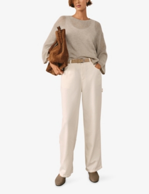 THE WHITE COMPANY: Wide-Sleeved Relaxed-Fit Cashmere Jumper