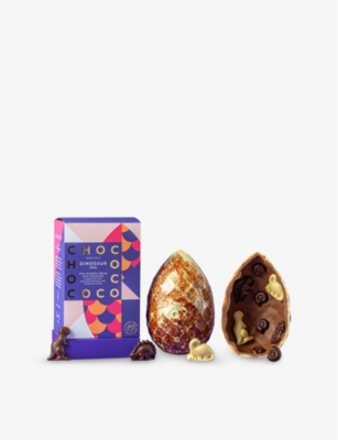 CHOCOCO: Giant Dinosaur 47% Colombia Origin Milk Chocolate Easter Egg 400g