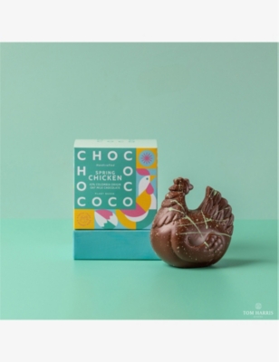 CHOCOCO: Spring Chicken 43% Colombia Origin Oat Milk Chocolate Easter Egg 100g