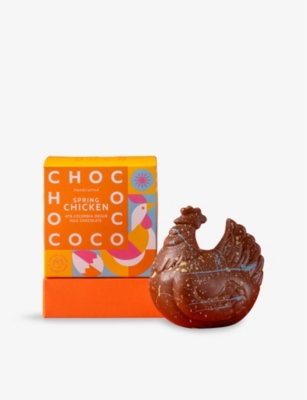 CHOCOCO: Spring Chicken 47% Colombia Origin Milk Chocolate Easter Egg 100g