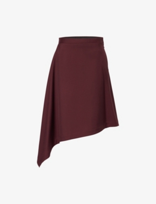 BOTTEGA VENETA: Sartorial Asymmetric Wool Midi Skirt