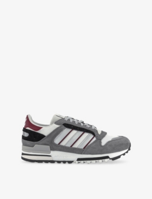 ADIDAS - ZX 600 Suede, Mesh and Woven Low-Top Trainers