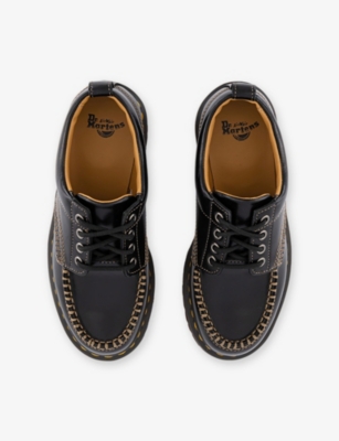 Dr. Martens' Womens Dr. Martens Lowell Leather Shoes In Black
