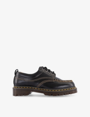 Dr. Martens' Womens Dr. Martens Lowell Leather Shoes In Black