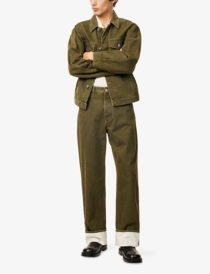 BOTTEGA VENETA: Stone-Washed Wide-Leg Relaxed-Fit Jeans