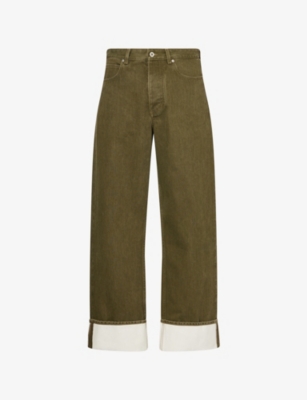 BOTTEGA VENETA: Stone-Washed Wide-Leg Relaxed-Fit Jeans
