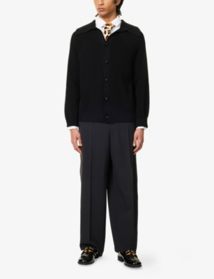 BOTTEGA VENETA: English Ribbed Cotton-Blend Cardigan