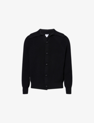 BOTTEGA VENETA: English Ribbed Cotton-Blend Cardigan