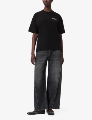 ALLSAINTS: Ania Etta Oversized Cotton-Jersey T-Shirt