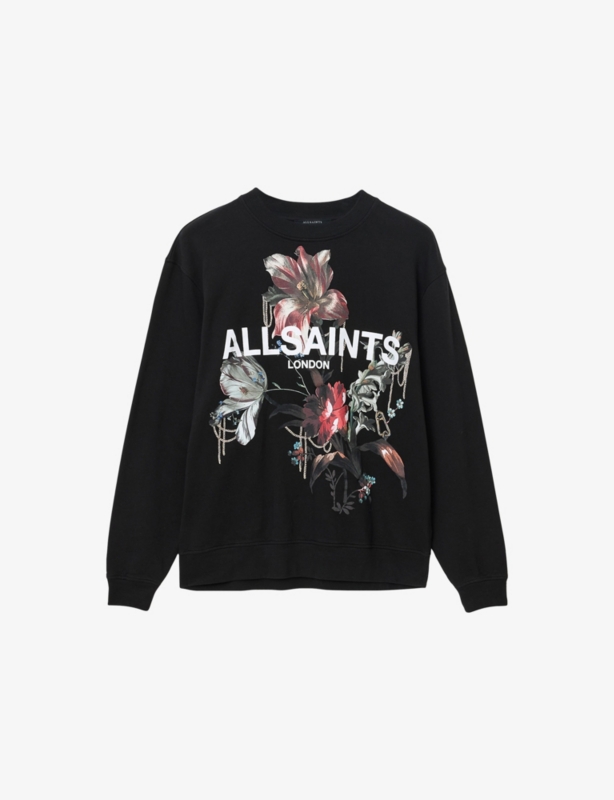 Ania Etta Graphic-Print Relaxed-Fit Cotton Sweatshirt