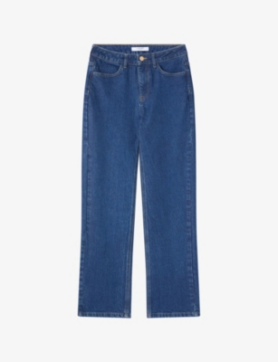 LK BENNETT: Emilie Straight-Leg Smart Denim Jeans