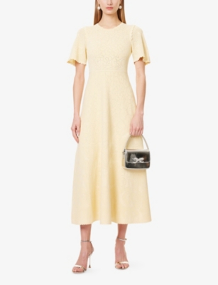 NEEDLE AND THREAD: Floral Pointelle Knit Gown