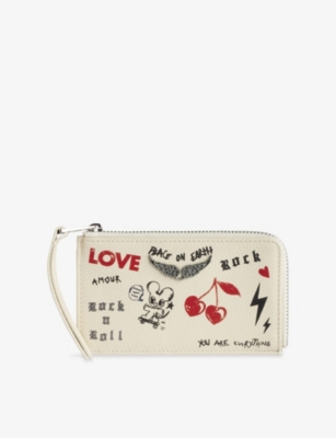 ZADIG&VOLTAIRE: ZV Love Leather Card Holder