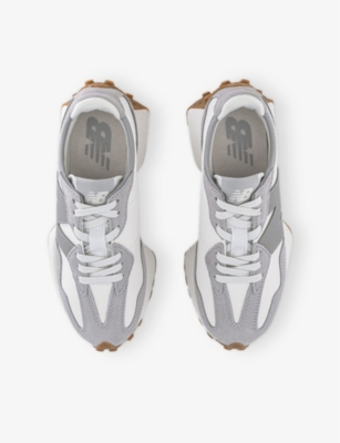 New Balance Womens Raincloud 327 Suede And Mesh Low-top Trainer In Raincloud