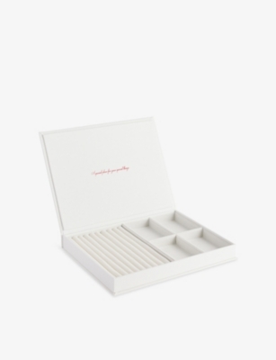 Heaven Mayhem Womens Book Box Vol 3 Cotton-canvas Jewellery Box White In White